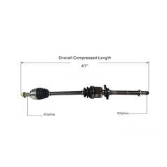 Flecha Del. Der. Honda Odyssey 11-13