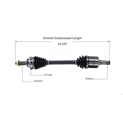 Flecha Del. Izq. Ford Fusion 2.3L 06-09
