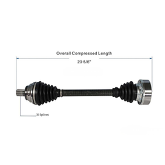 Flecha Del. Izq. Volkswagen Jetta T/M 05-18