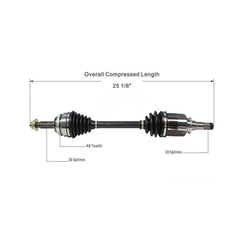 Flecha Del. Izq. Toyoya Corolla 1.8L T/M 03-08