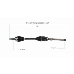 Flecha Del. Der. Toyota RAV4 2.4L/2.5L 19-23 4WD