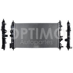 RADIADOR AGUA C/S AIRE CHEVROLET CRUZE 1.4L 10-15