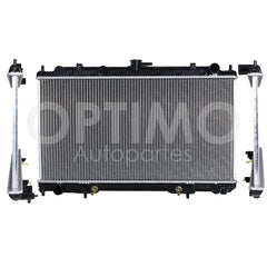 RADIADOR AGUA C/AIRE AUT NISSAN SENTRA B-14 2.0L 96-00