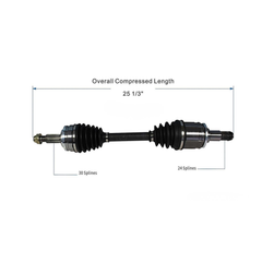 Flecha Toyota RAV4 3.5L 06-18 Del. Izq.