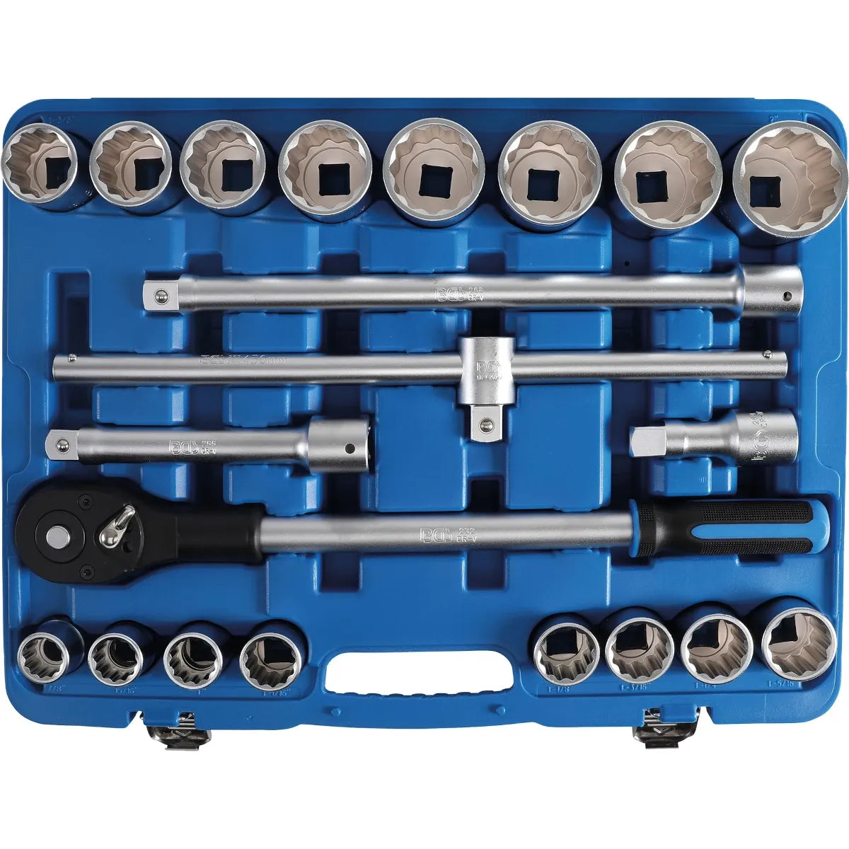 JUEGO 21 PIEZAS DE DADOS 3/4" EN STANDARD
