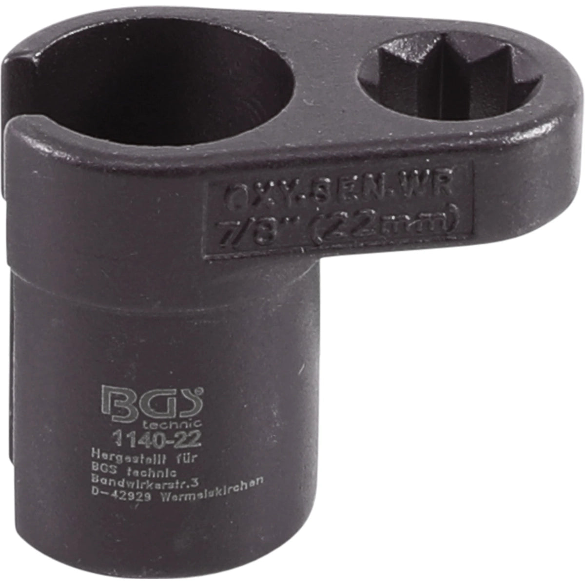 LLAVE CON VENTANA PARA INYECC. Y SONDA LAMBDA, 22 MM (7/8 ) X 50 MM, 1/2"