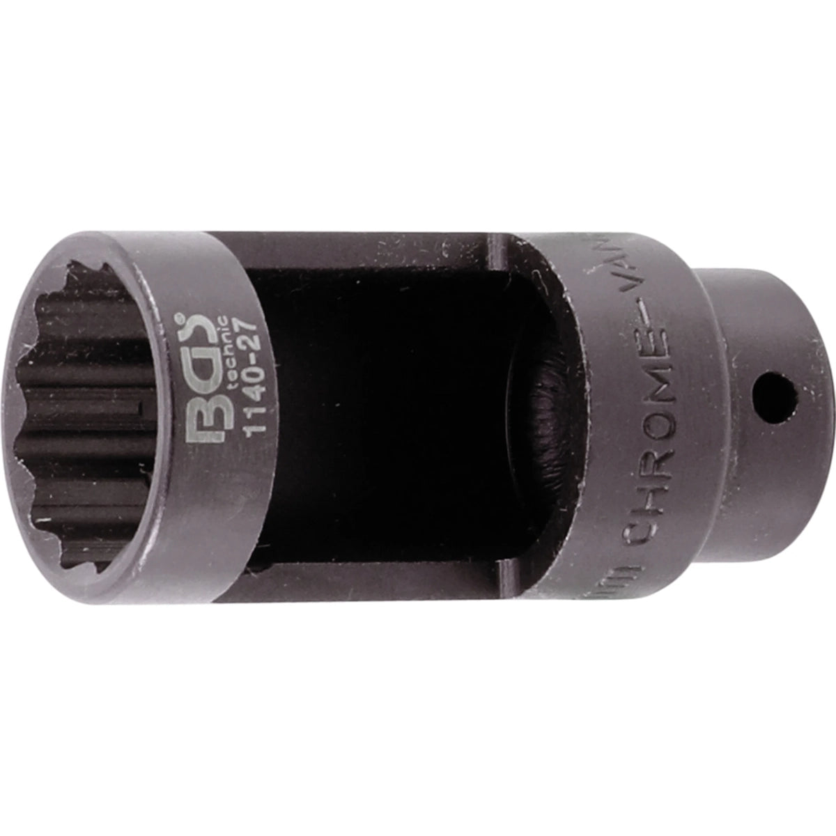 DADOS 27 MM CON VENTANA PARA INYECCIONES Y SONDA LAMBDA BGS 1140