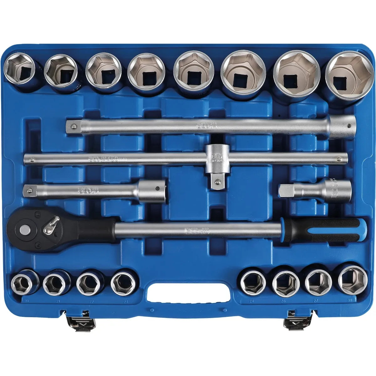 JUEGO 21 PIEZAS DE DADOS 3/4"
