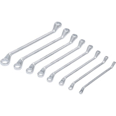 JUEGO 8 PIEZAS LLAVES ACODADAS DE DOBLE ESTRELLA 6X7-20X22 MM