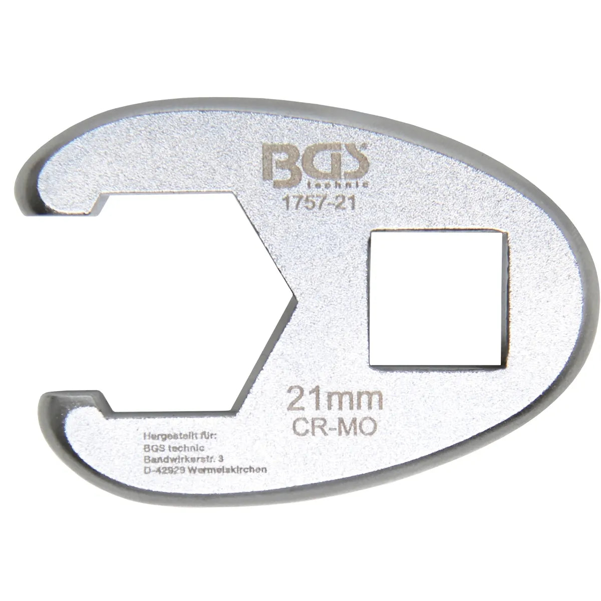1/2" LLAVE BOCA HEXAGONAL ABIERTA (MEDIA LUNA) 21 MM