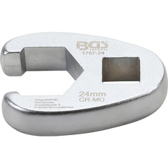 1/2" LLAVE BOCA HEXAGONAL ABIERTA (MEDIA LUNA) 24 MM