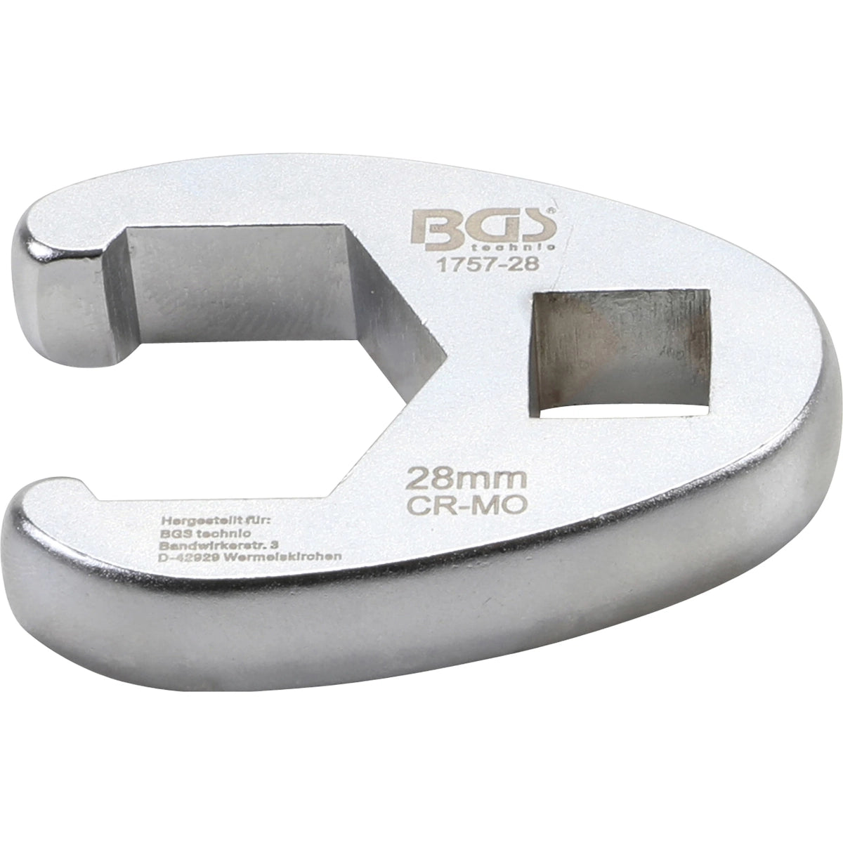 1/2" LLAVE BOCA HEXAGONAL ABIERTA (MEDIA LUNA) 28 MM