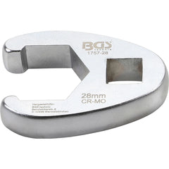 1/2" LLAVE BOCA HEXAGONAL ABIERTA (MEDIA LUNA) 28 MM