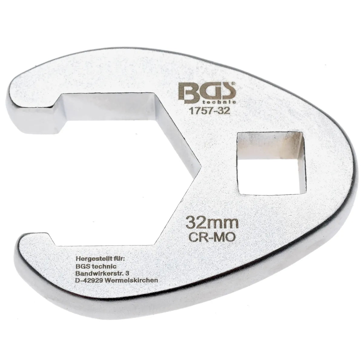 1/2" LLAVE BOCA HEXAGONAL ABIERTA (MEDIA LUNA) 32 MM
