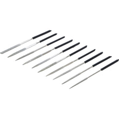 JUEGO DE LIMAS DE DIAMANTE | RECTA | 140 X 3 MM | 10 PIEZAS