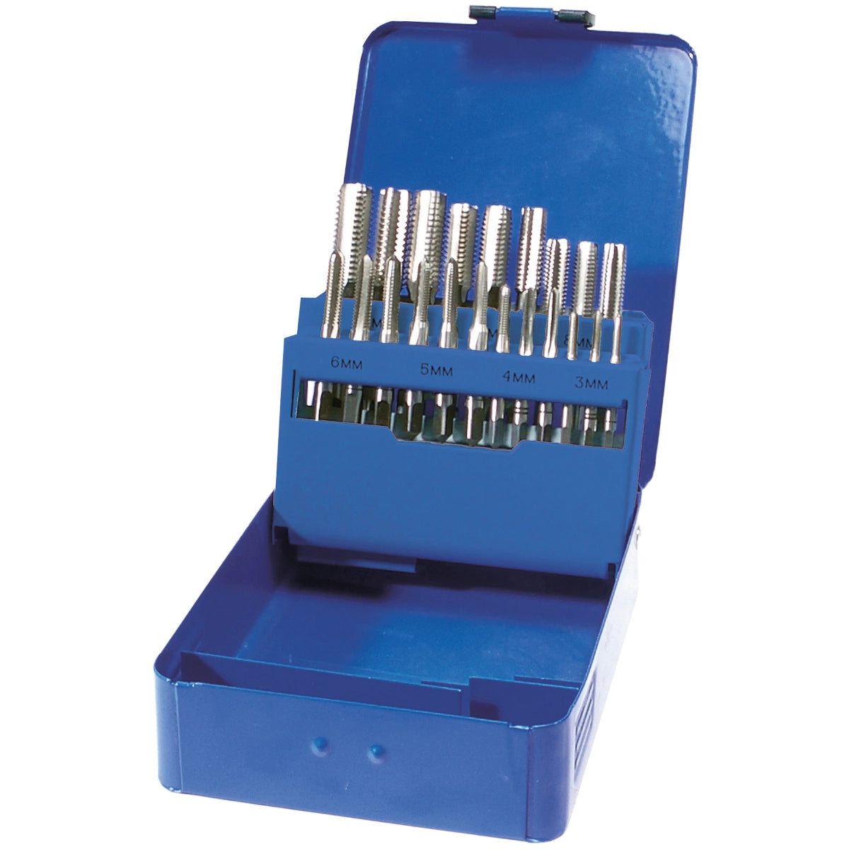 JUEGO 21 PIEZAS DE MACHUELOS HSS M3-M12