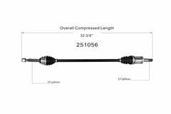 Flecha Jeep Patriot 4WD 07-17 Tras Der