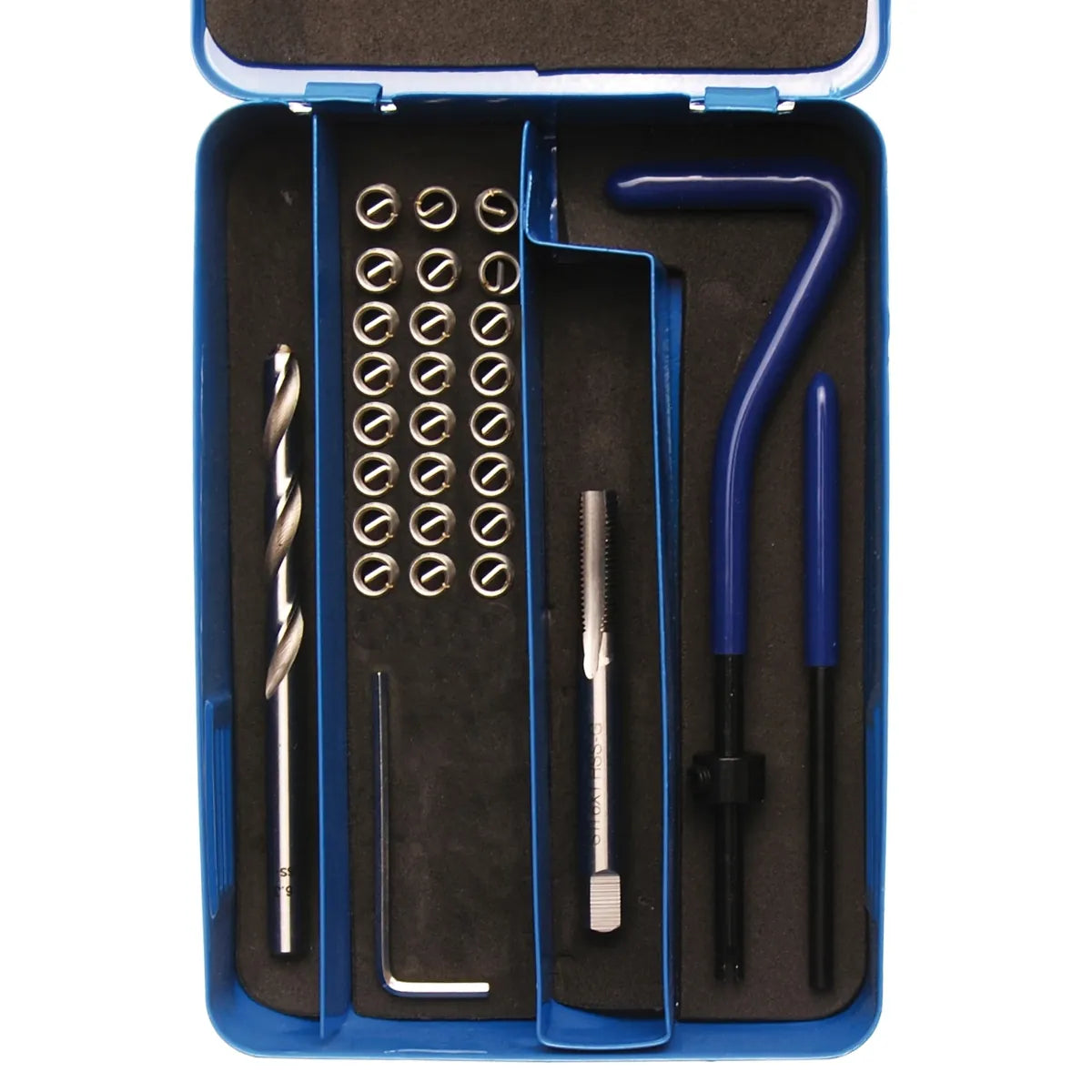 JUEGO 29 PIEZAS PARA REPARAR ROSCAS INSERTADAS M6X M1.0