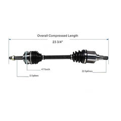 Flecha Del. Izq. Chevrolet Aveo 1.6 L 04-18 A/T
