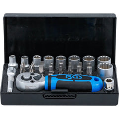 JUEGO 28 PIEZAS DE DADOS 1/4"