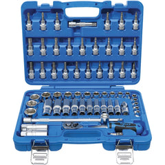JUEGO 61 PIEZAS DE DADOS 3/8" EN STANDARD