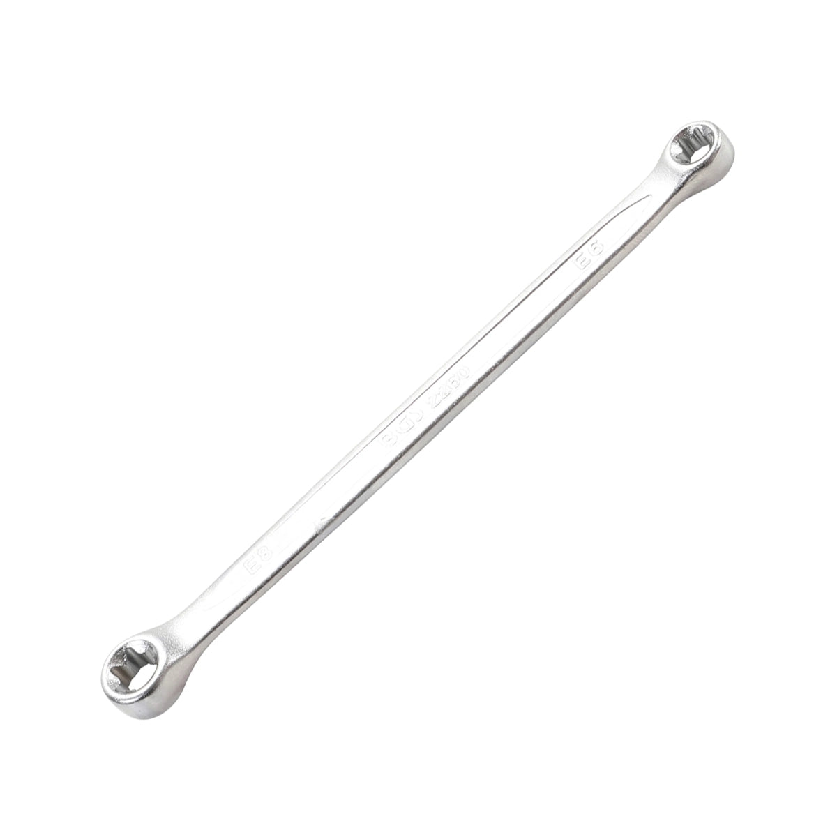 LLAVE DE ESTRELLA DOBLE CON CABEZAS E-TORX | E6 X E8