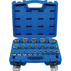 JUEGO 21 PIEZAS 12 CARAS 1/2" , 8-36 MM