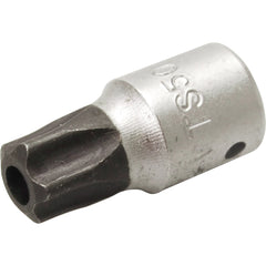 DADO CON PUNTA | ENTRADA 6,3 MM (1/4") | T-STAR (PARA TORX PLUS) CON PERFORACIÓN TS50