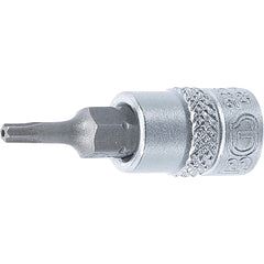 1/4" DADO CON PUNTA TORX (T-STAR (TORX)) INVIOLABLE T10