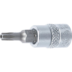 1/4" DADO CON PUNTA TORX (T-STAR (TORX)) INVIOLABLE T20