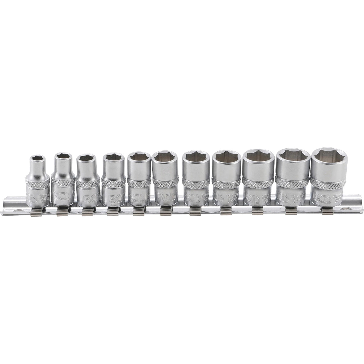 JUEGO 11 PIEZAS DE DADOS 1/4" EN STANDARD