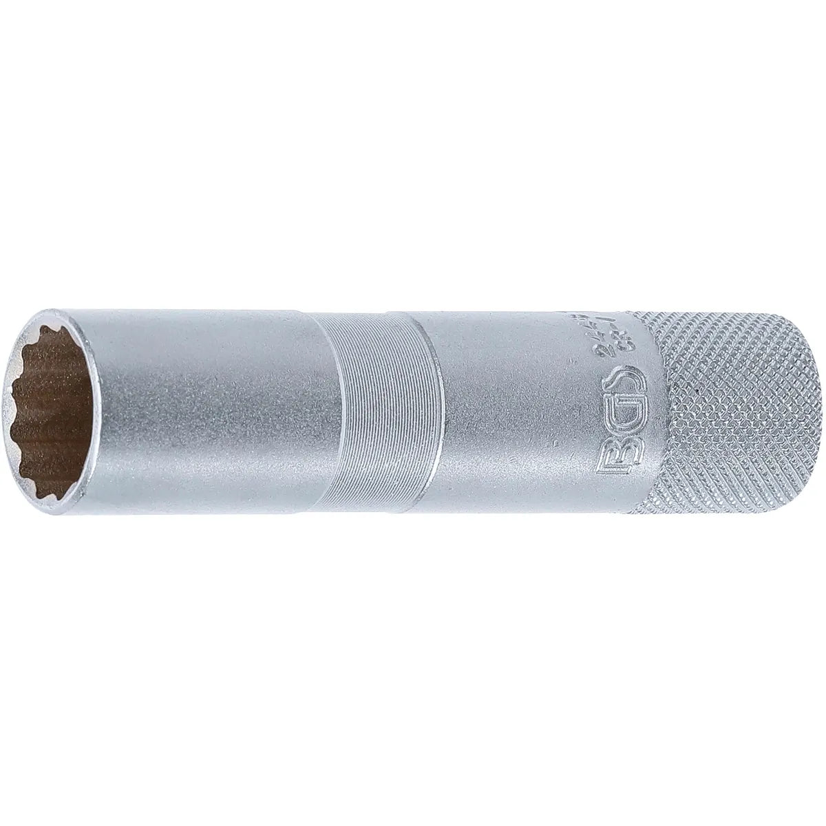 DADO PARA BUJÍAS 3/8" , 16 MM 12 CARAS, CAUCHO DE RETENCION