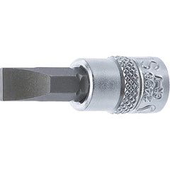 1/4" DADO CON PUNTA DE PERFIL PLANO 7 MM
