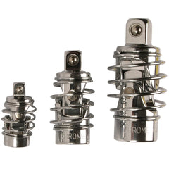 JUEGO 3 PIEZAS DE ARTICULACIÓNES UNIVERSALES (CARDAN) CON MUELLE 1/4" - 3/8" - 1/2"