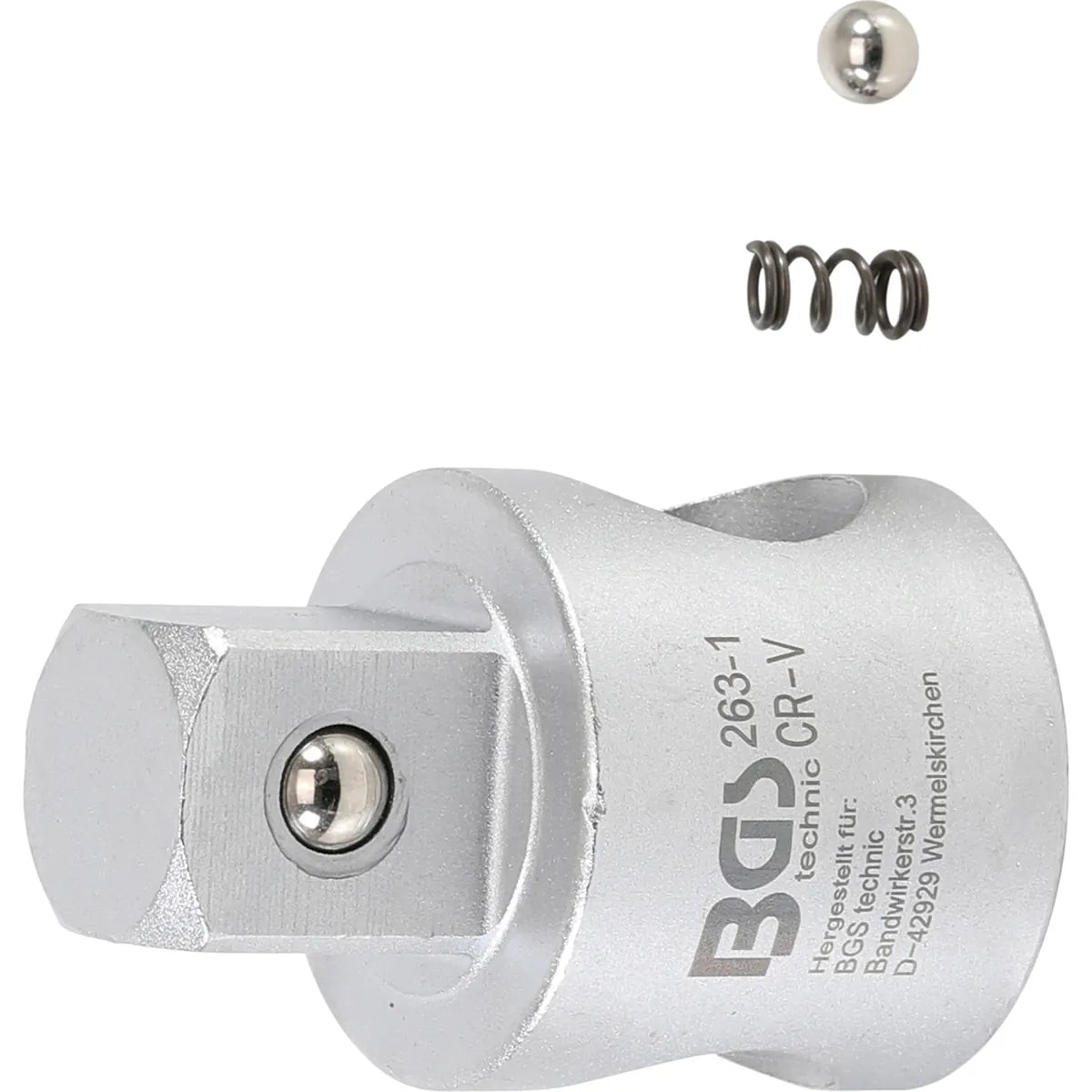 ADAPTADOR DE MANGO CORREDIZO PARA EXTENSIÓNES | CUADRADO EXTRIOR 20 MM (3/4")