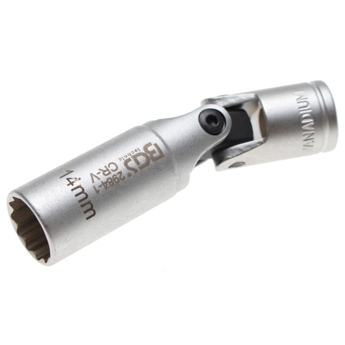 DADO PARA BUJÍAS ARTICULADO 12 CARAS | ENTRADA 10 MM (3/8") | 14 MM