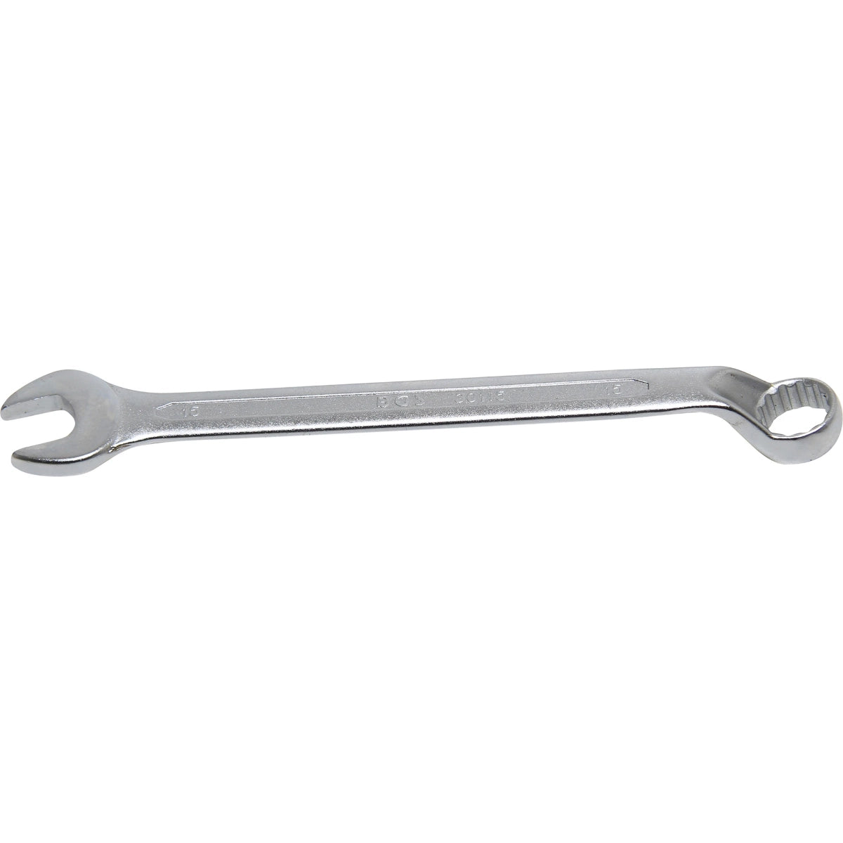 LLAVE COMBINADA, 15 MM CON ANILLO CERRADO ACODADO