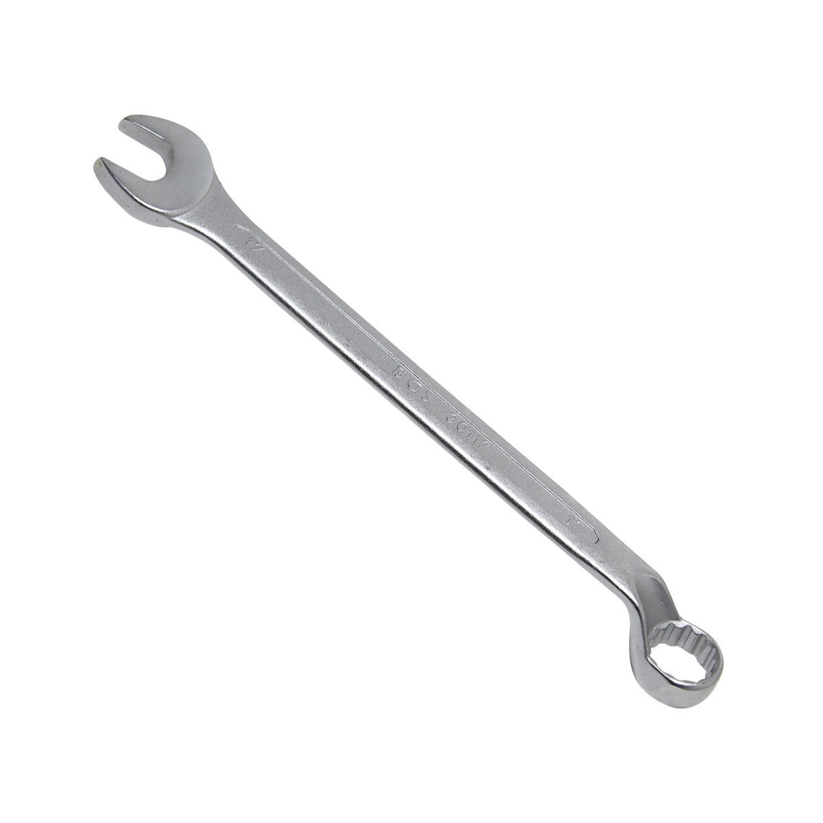 LLAVE COMBINADA, 17 MM CON ANILLO CERRADO ACODADO