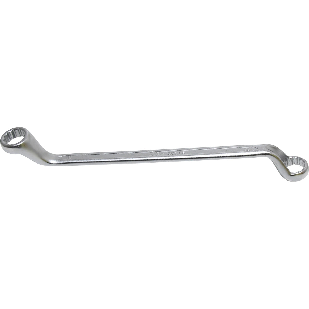 LLAVE DE DOBLE ESTRELLA ACODADA, 75 °, 18X19 MM