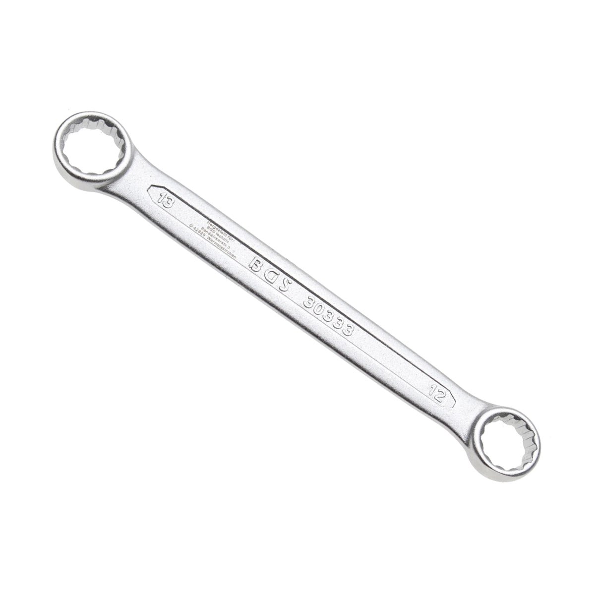 LLAVE DE DOBLE ESTRELLA EXTRA PLANO, 12 X 13 MM