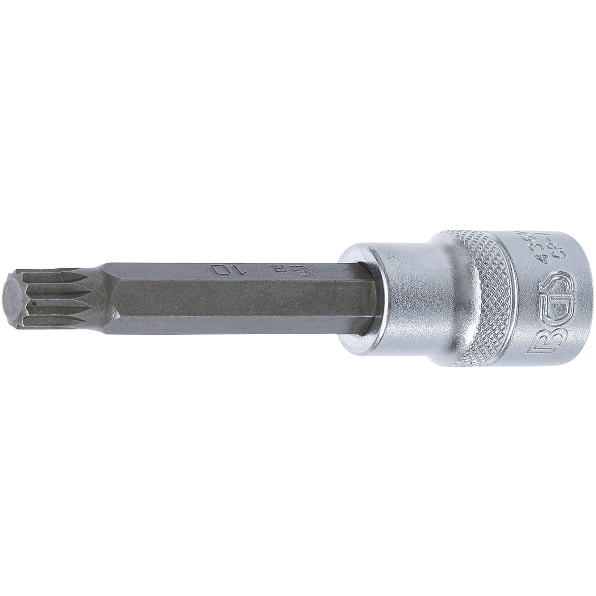 1/2" DADO CON PUNTA SPLINE (XZN) 100 MM DE LARGO M10