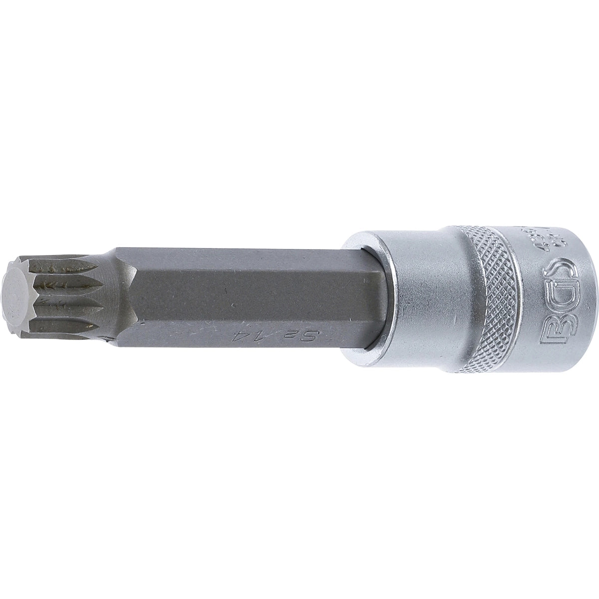 1/2" DADO CON PUNTA SPLINE (XZN) 100 MM DE LARGO M14