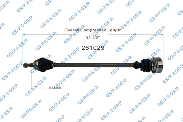 Flecha Volkswagen Jetta 1.9/2.0lts 99-05 T/M Del Der.