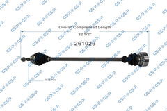 Flecha Volkswagen Jetta 1.9/2.0lts 99-05 T/M Del Der.