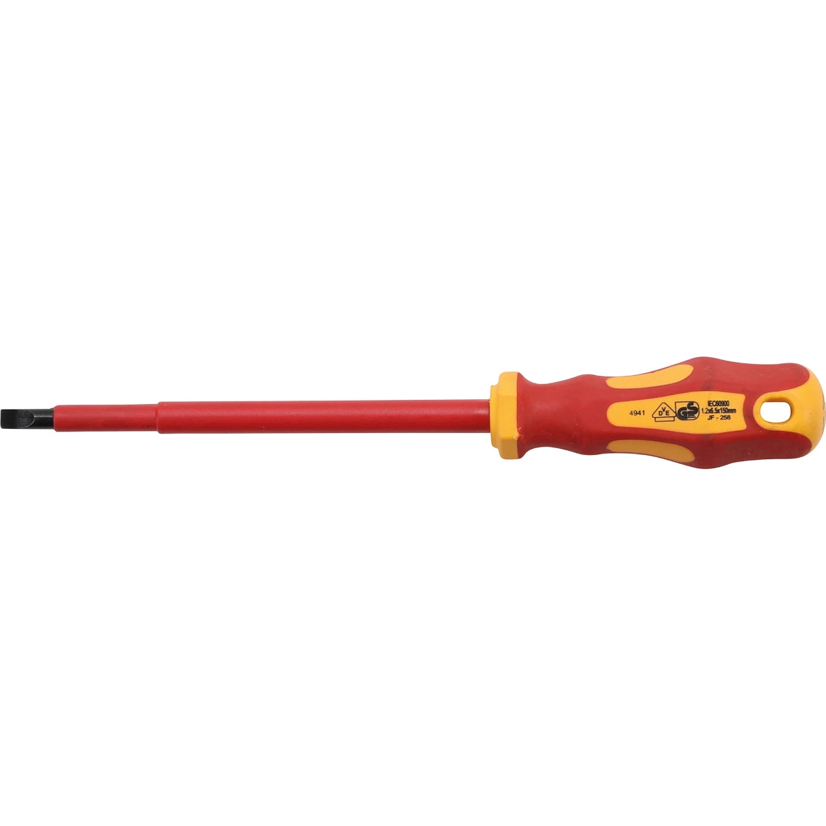 DESARMADOR PLANO VDE, 6.5 X 150 MM