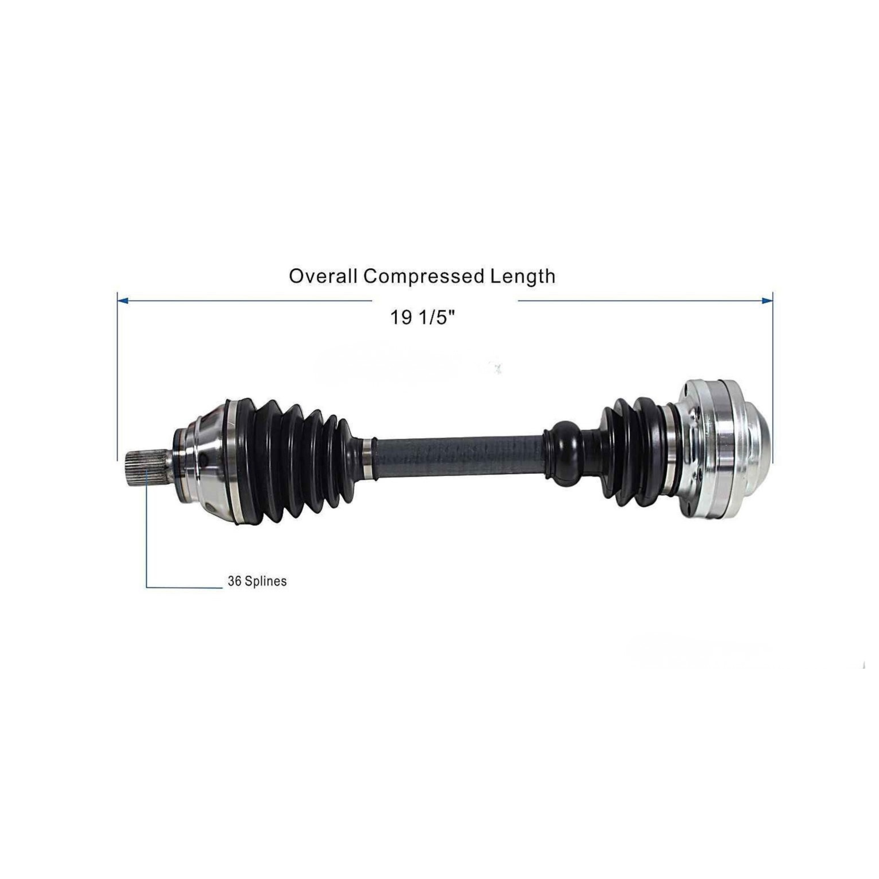 36EXT Flecha Volkswagen Jetta 2.0 T/M TDI 11-18 Del. Izq.