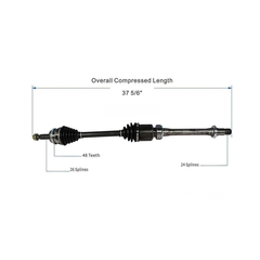 Flecha Del. Der. Toyota Camry 2.4L 02-06
