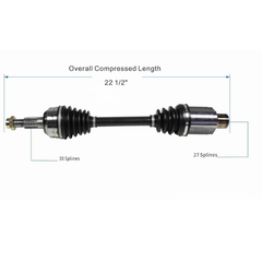 Flecha Del. Derecha Chevrolet Equinox 2.4L 10-17