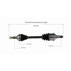 Flecha Del. Izq. Toyota Camry 3.0L 97-01