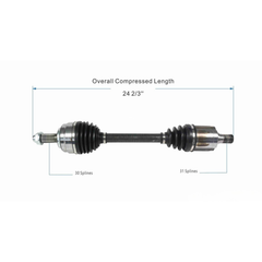 Flecha Honda Accord 2.0L 18-22 Del. Izq.
